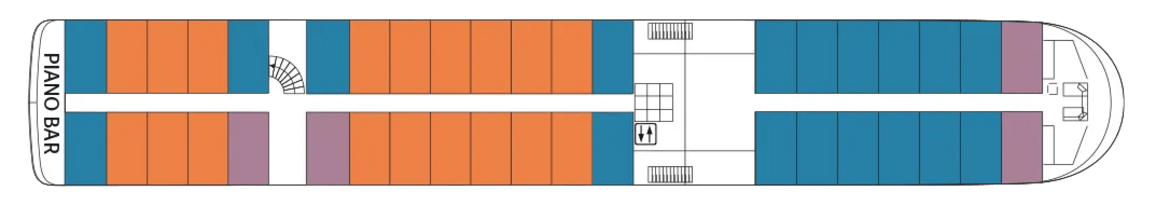 MS La Belle De Cadix, Upper Deck.png